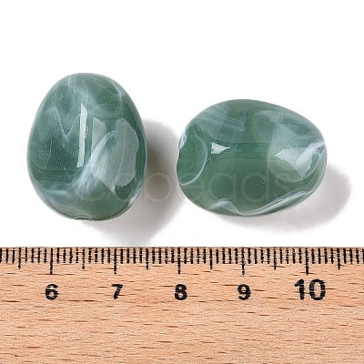 Opaque Acrylic Beads OACR-N137-36G-1