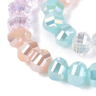 Electroplate Mixed Styles Glass Beads Strands EGLA-N022-14A-A03-1