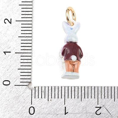 304 Stainless Steel Enamel Pendants X-STAS-F358-01G-06-1