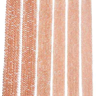 Electroplate Glass Beads Strands EGLA-A044-T8mm-A21-1