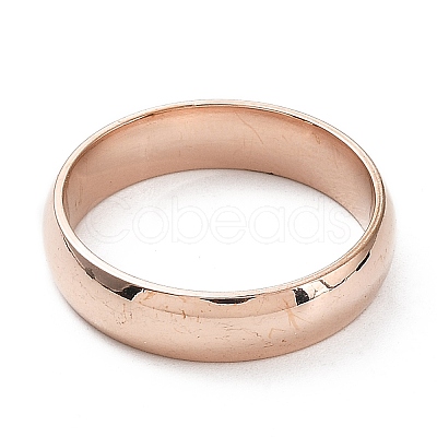 Ion Plating(IP) 304 Stainless Steel Flat Plain Band Rings STAS-I160-B-22mm-RG-1
