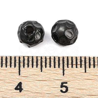 Textured 316 Surgical Stainless Steel Beads STAS-M106-01A-EB-1