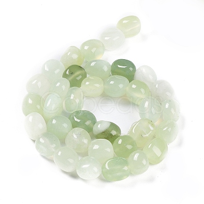 Natural New Jade Beads Strands G-C038-02N-1