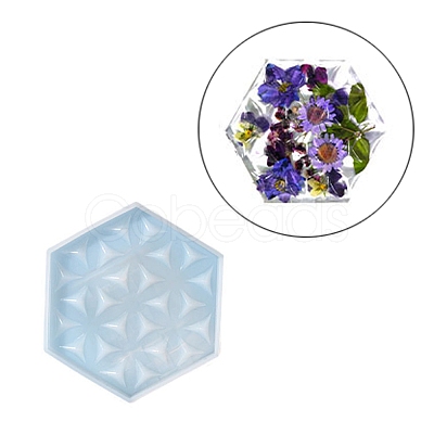 DIY Life of Flower Textured Cup Mat Silicone Molds SIMO-H009-05G-1