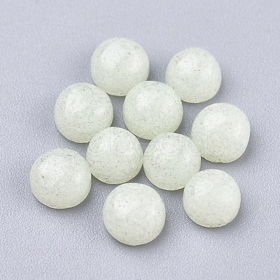 Synthetic Luminous Stone Cabochons G-P393-R63-4MM-1
