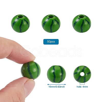 Natural Wooden Beads WOOD-TAC0010-03B-1