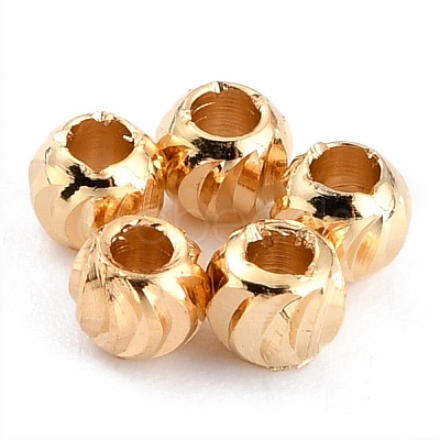 Brass Beads X-KK-O133-315B-G-1