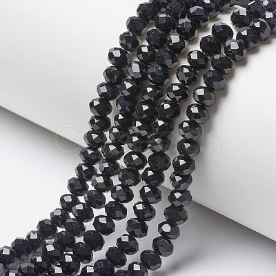 Opaque Solid Color Imitation Jade Glass Beads Strands LS-EGLA-A044-P1mm-D18-1