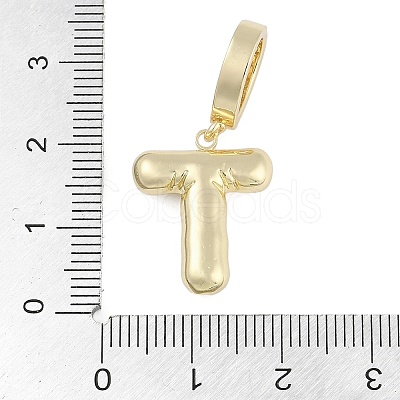 Brass Micro Pave Clear Cubic Zirconia Pendants KK-M289-01T-G-1