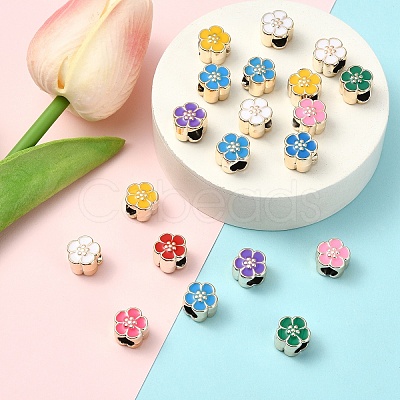 20Pcs UV Plating Acrylic European Beads OACR-YW0003-67-1