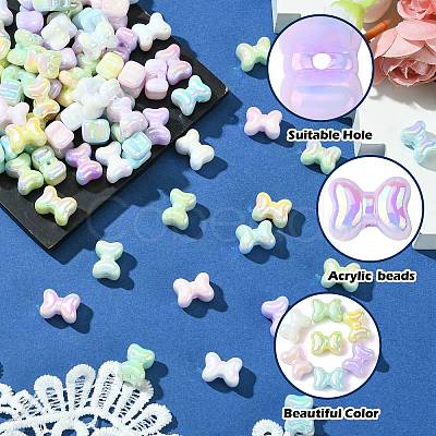 Opaque Acrylic Beads OACR-CJC0009-09-1