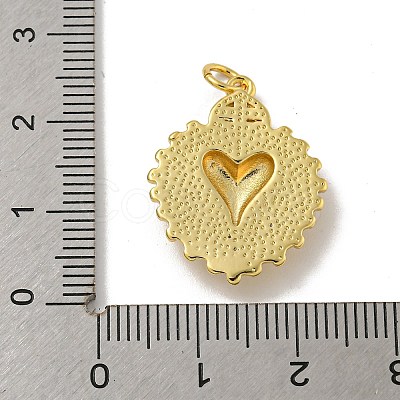 Brass Micro Pave Cubic Zirconia Pendants KK-N254-136D-G-1