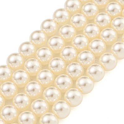 Glass Pearl Beads Strands HY-G002-01C-02-1
