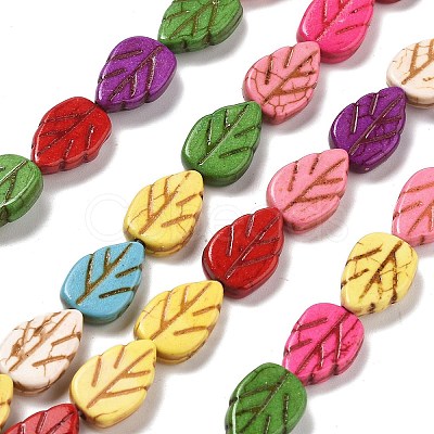 Synthetic Turquoise Beads Strands G-B140-K01-1