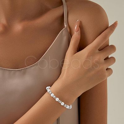 32Pcs 4 Style 201 Stainless Steel Beads STAS-UN0045-49-1