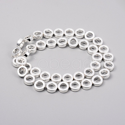 Electroplated Non-magnetic Synthetic Hematite Bead Frame Strands G-F682-05-S-1