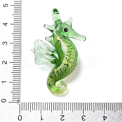 Handmade Lampwork Pendants X1-LAMP-A004-02C-1