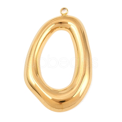 Hollow 304 Stainless Steel Big Pendants STAS-K322-17G-1