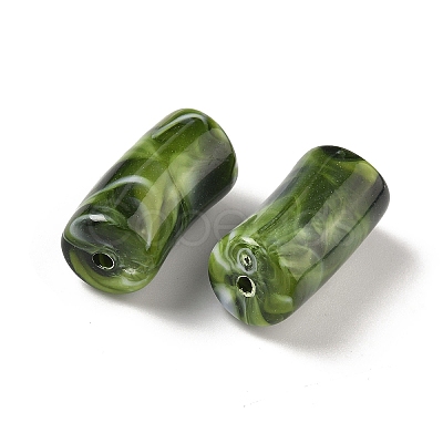 Acrylic Imitation Gemstone Beads X-MACR-K359-66E-1