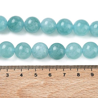 Dyed Natural Malaysia Jade Beads Strands G-G021-01D-08-1