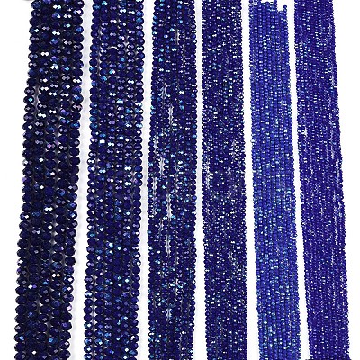 Electroplate Opaque Solid Color Glass Beads Strands EGLA-A044-P8mm-L07-1
