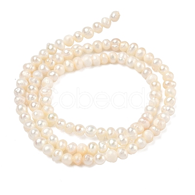 Natural Cultured Freshwater Pearl Beads Strands PEAR-L034-03-1