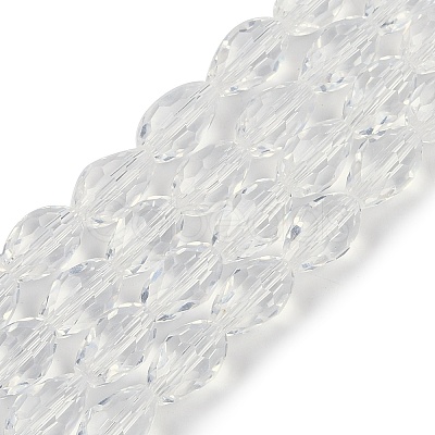 Transparent Glass Beads Strands EGLA-N013-T10mm-D01-1
