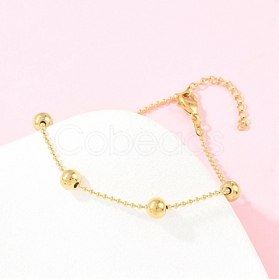 304 Stainless Steel Satellite Chain Bracelets BJEW-D458-01G-1