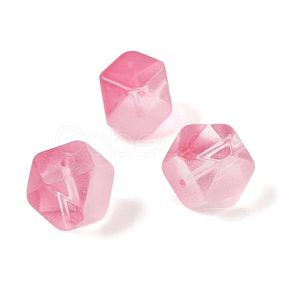 Baking Paint Transparent Glass Beads GL-CBA1477-14B-1
