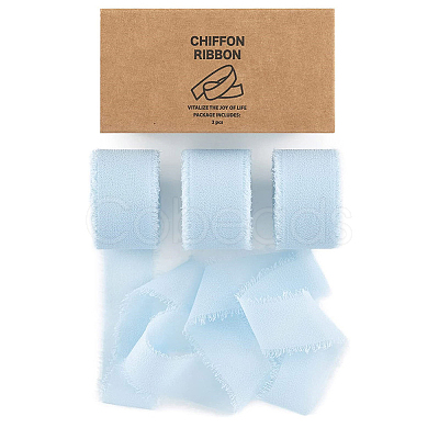 Polyester Chiffon Ribbon HULI-PW0002-054E-1