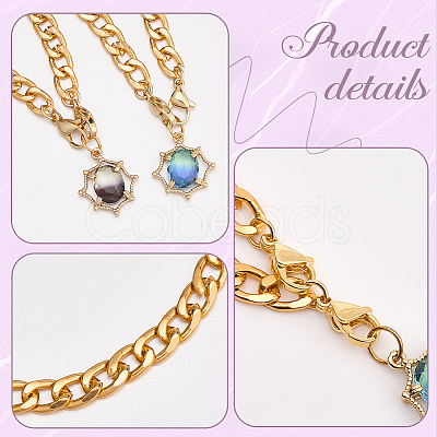 DIY Oval Cup Charms Jewelry Making Kit DIY-SP0001-78-1