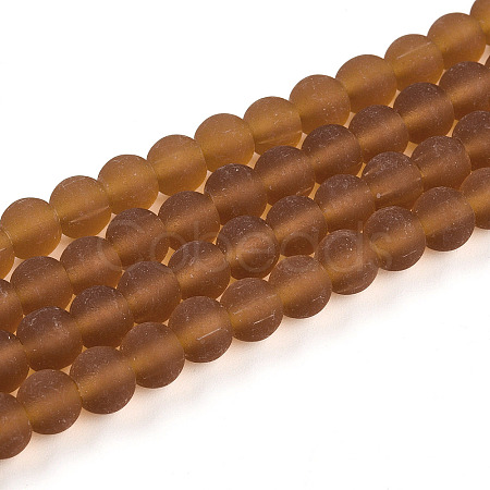Transparent Glass Beads Strands GLAA-T032-T6mm-MD23-1