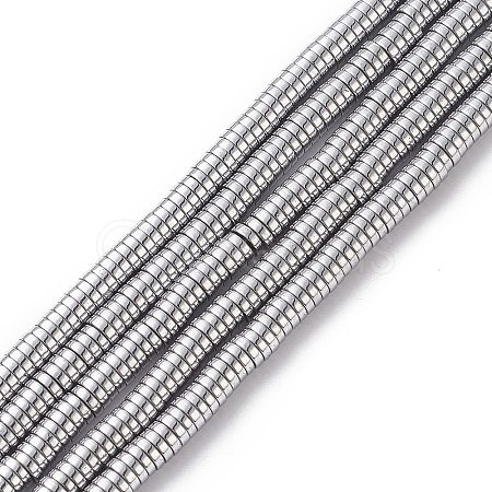 Electroplate Non-magnetic Synthetic Hematite Beads Strands X-G-J164A-4mm-04-1