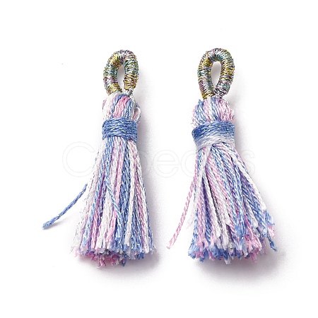 Polyester Tassel Pendants FIND-D302-01A-1
