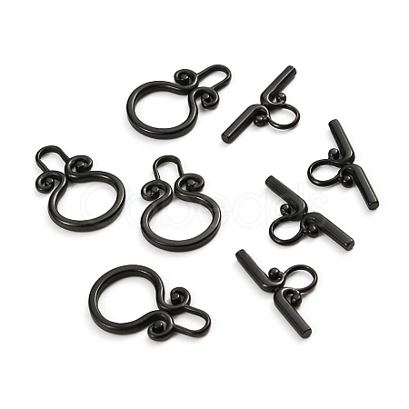 304 Stainless Steel Toggle Clasps Ion Plating(IP) X-STAS-D142-03A-B-1