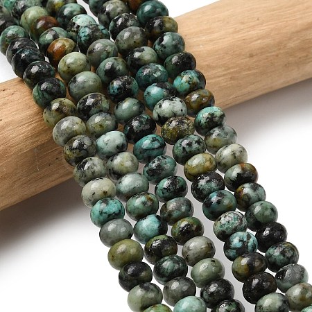 Natural African Turquoise(Jasper) Beads Strands G-A280-A23-01-1