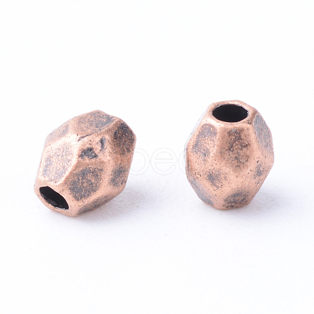 Tibetan Style Alloy Spacer Beads X-TIBE-Q063-29R-NR-1