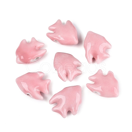 Handmade Porcelain Beads PORC-Q008-14F-1