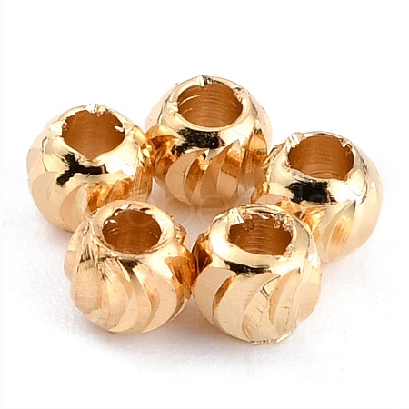 Brass Beads X-KK-O133-315B-G-1