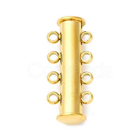 304 Stainless Steel Slide Lock Clasps STAS-A117-07B-G-1