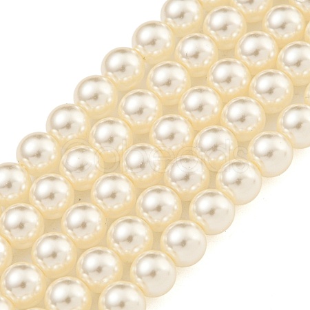 Glass Pearl Beads Strands HY-G002-01C-02-1