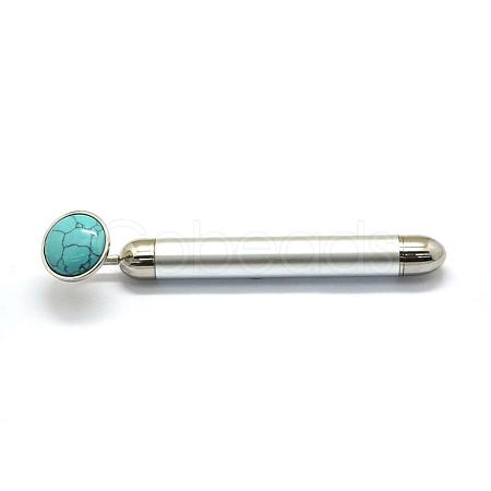 Synthetic Turquoise Electric Massage Sticks G-E515-13J-1