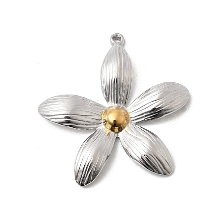 Two Tone 304 Stainless Steel Pendants LS-STAS-B120-04GP-01-1