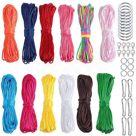 DIY Keychain Jewelry Making Finding Kits DIY-SP0003-19-1