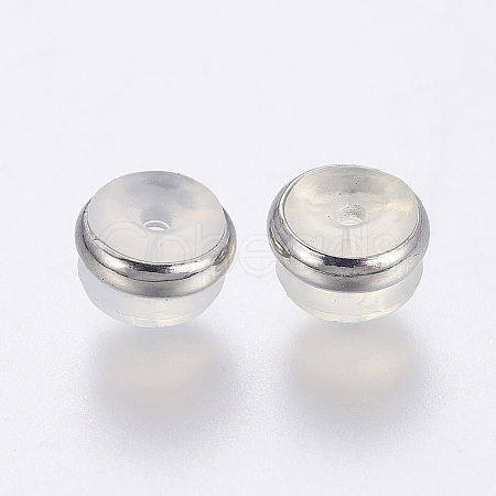 Silicone Ear Nuts SIL-F001-02P-A-1