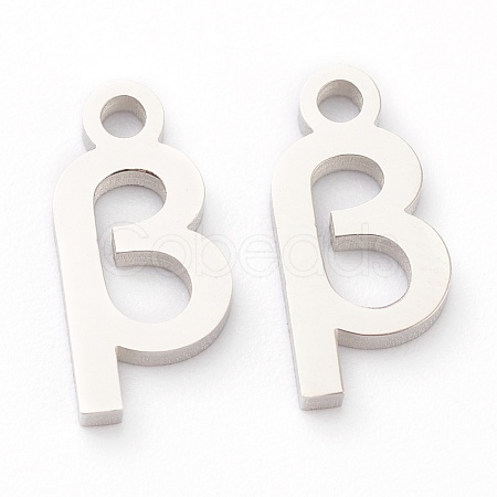 Non-Tarnish 304 Stainless Steel Charms STAS-G244-01B-1