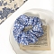 Fashion Cloth Ponytail Scrunchy Hair Ties, Ponytail Holder Hair Accessories for Women and Girls, Flower, 115mm