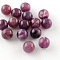 Round Imitation Gemstone Acrylic Beads, Dark Orchid, 8mm, Hole: 2mm, about 1700pcs/500g