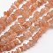 Chips Natural Sunstone Beads Strands, 3~8x3~12x3~5mm, Hole: 1mm, about 32 inch