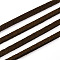 Faux Suede Cord, Faux Suede Lace, Coconut Brown, 2.7x1.4mm, about 98.42 yards(90m)/roll